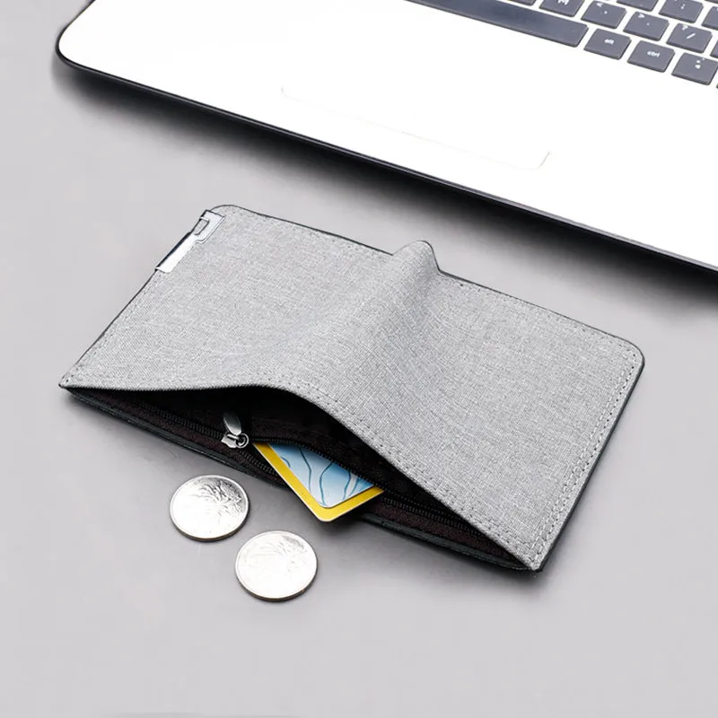 Men's Driving License One Canvas Short Card Holder