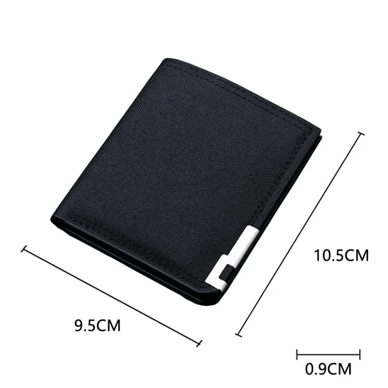 Men's Driving License One Canvas Short Card Holder