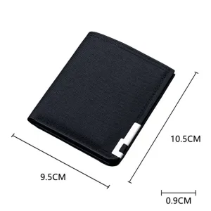 Men's Driving License One Canvas Short Card Holder