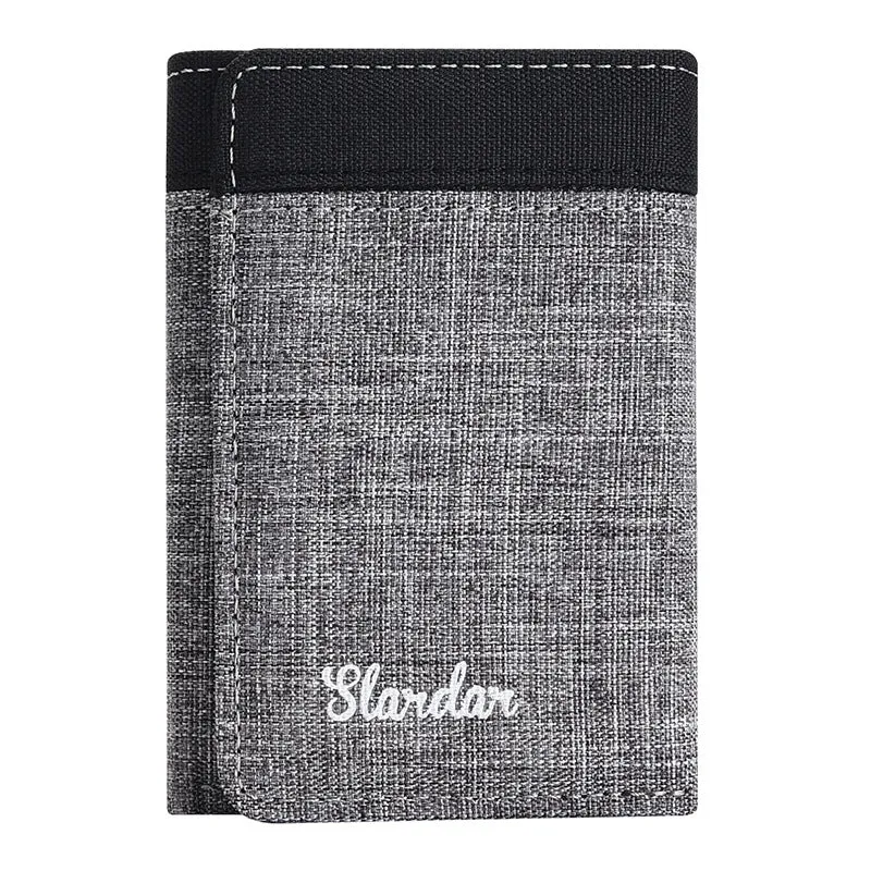 Men's Fashion Retro Korean Style Three Fold Men's Wallets