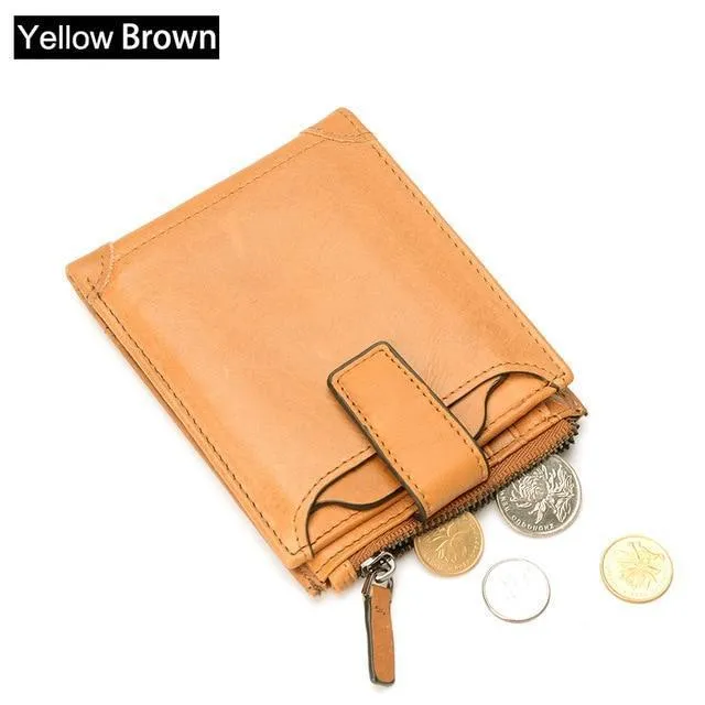 Men's Genuine Cowhide Leather Wallet