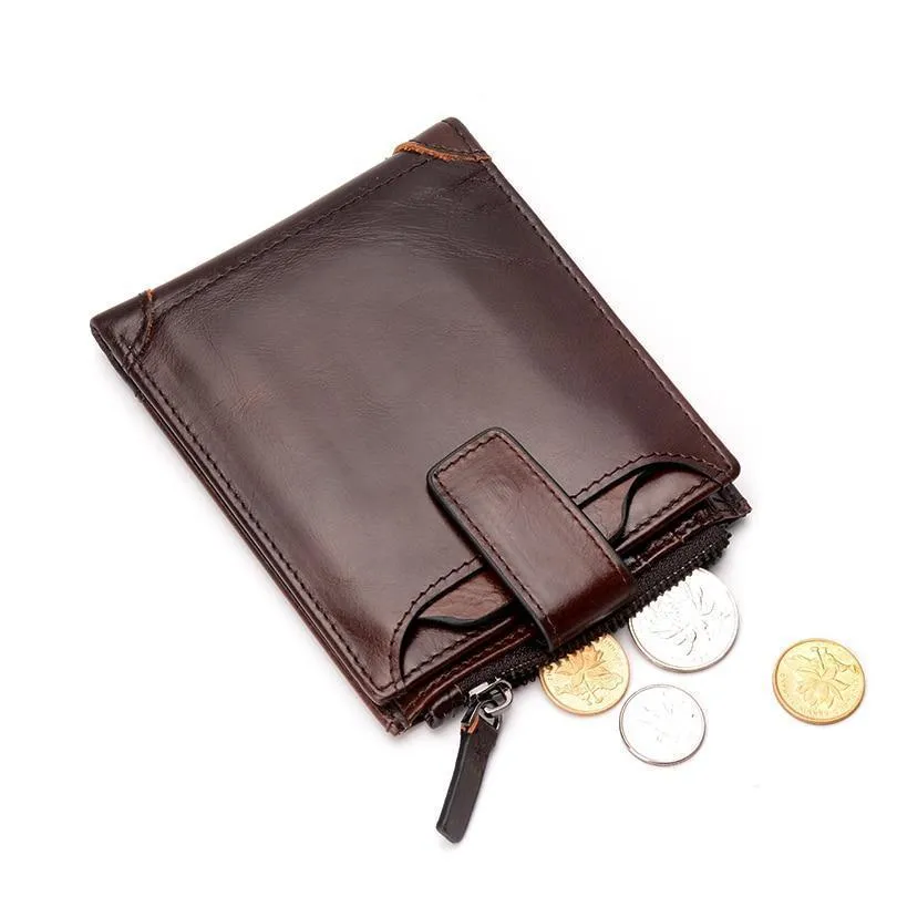 Men's Genuine Cowhide Leather Wallet