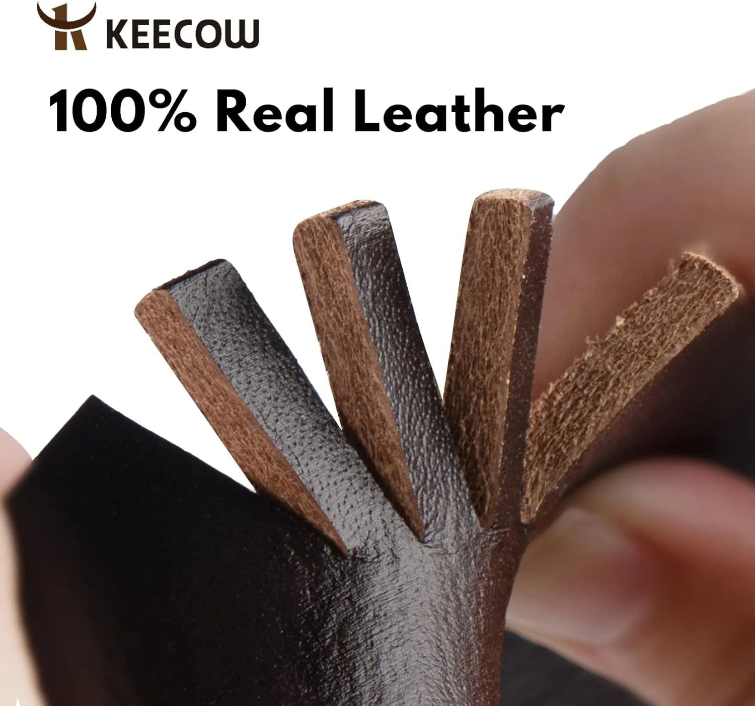 Men's Italian Cow Leather Belt Men With Anti-Scratch Buckle