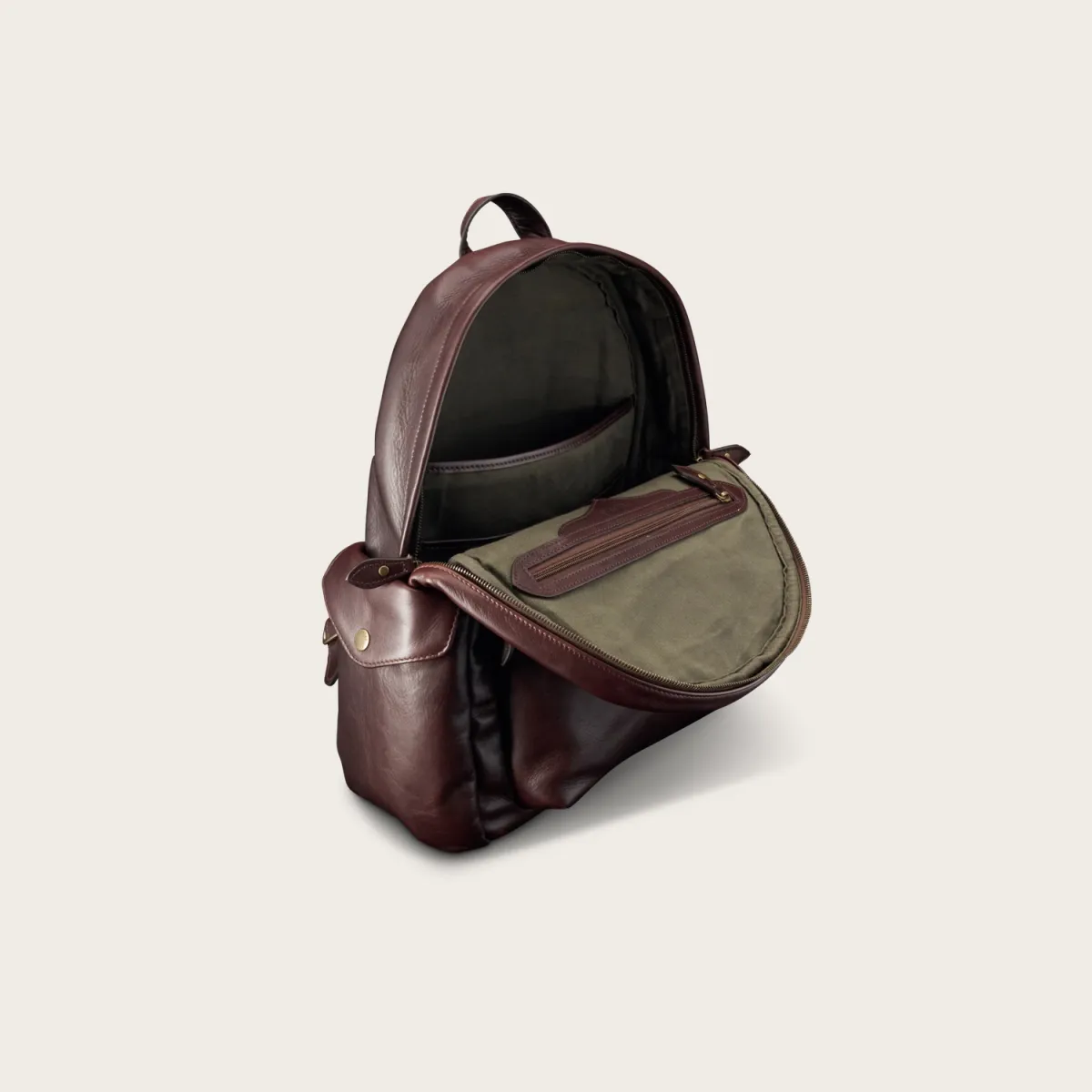 Men's Leather Backpack