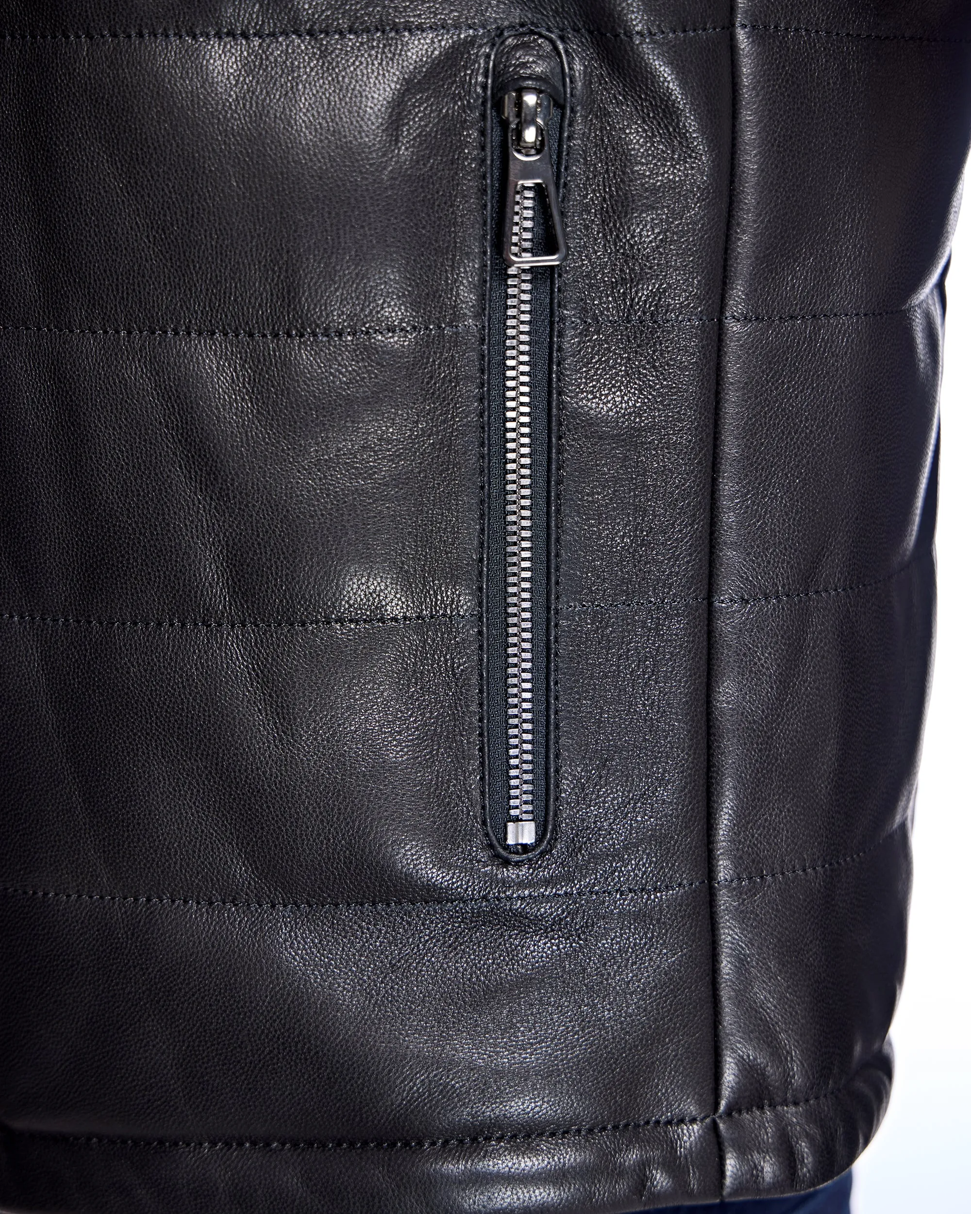 Men's Leather Vest