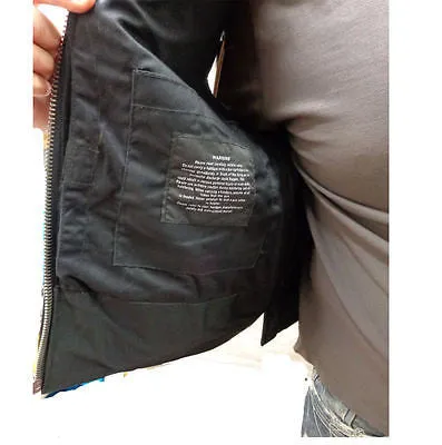 Men's Motorcycle Son of anarcy distressed leather vest with 2 Gun pockets