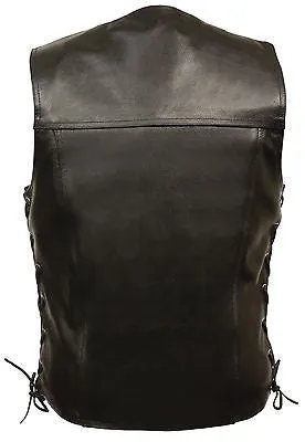 MEN'S MOTORCYCLE TALLENGTH CHEST POCKET WITH SIDE LACES & TWO GUN POCKETS INSIDE