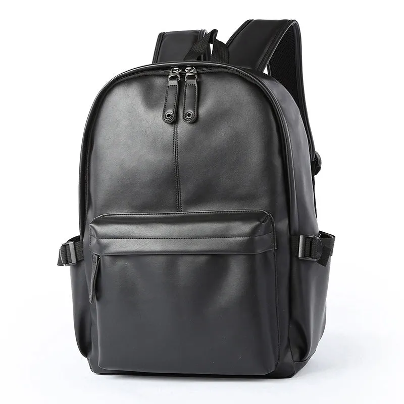 Men's New Fashion Trendy Green Leather Backpacks