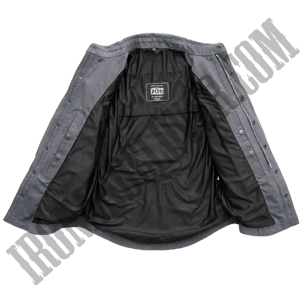 Men's "The Moto" Shirt in Gray