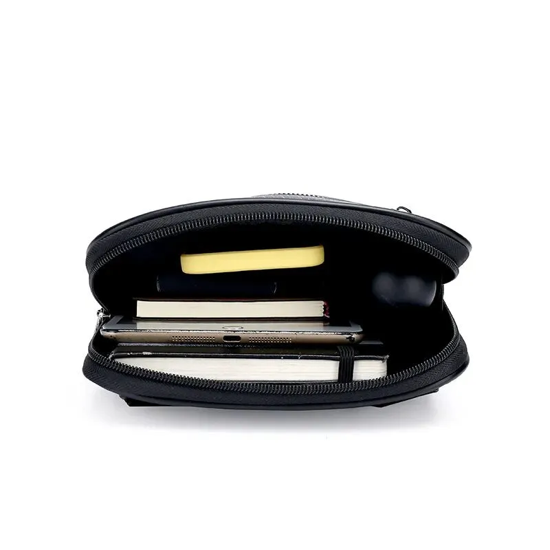 Men's Small Bag Handbag Business Style PU Leather Male Crossbody Boy Messenger Purse Vintage Pattern Designer Man Shoulder Bags