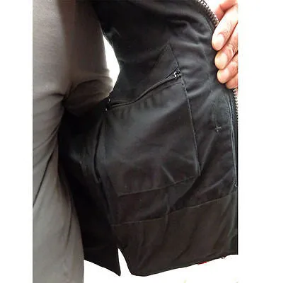 MEN'S SON OF ANARCHY LEATHER MOTORCYCLE VEST 2 GUN POCKETS