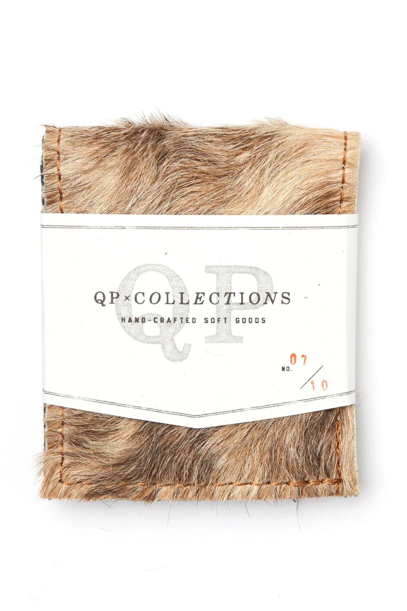Men's Wallet - Cowhide Blue Bandanna