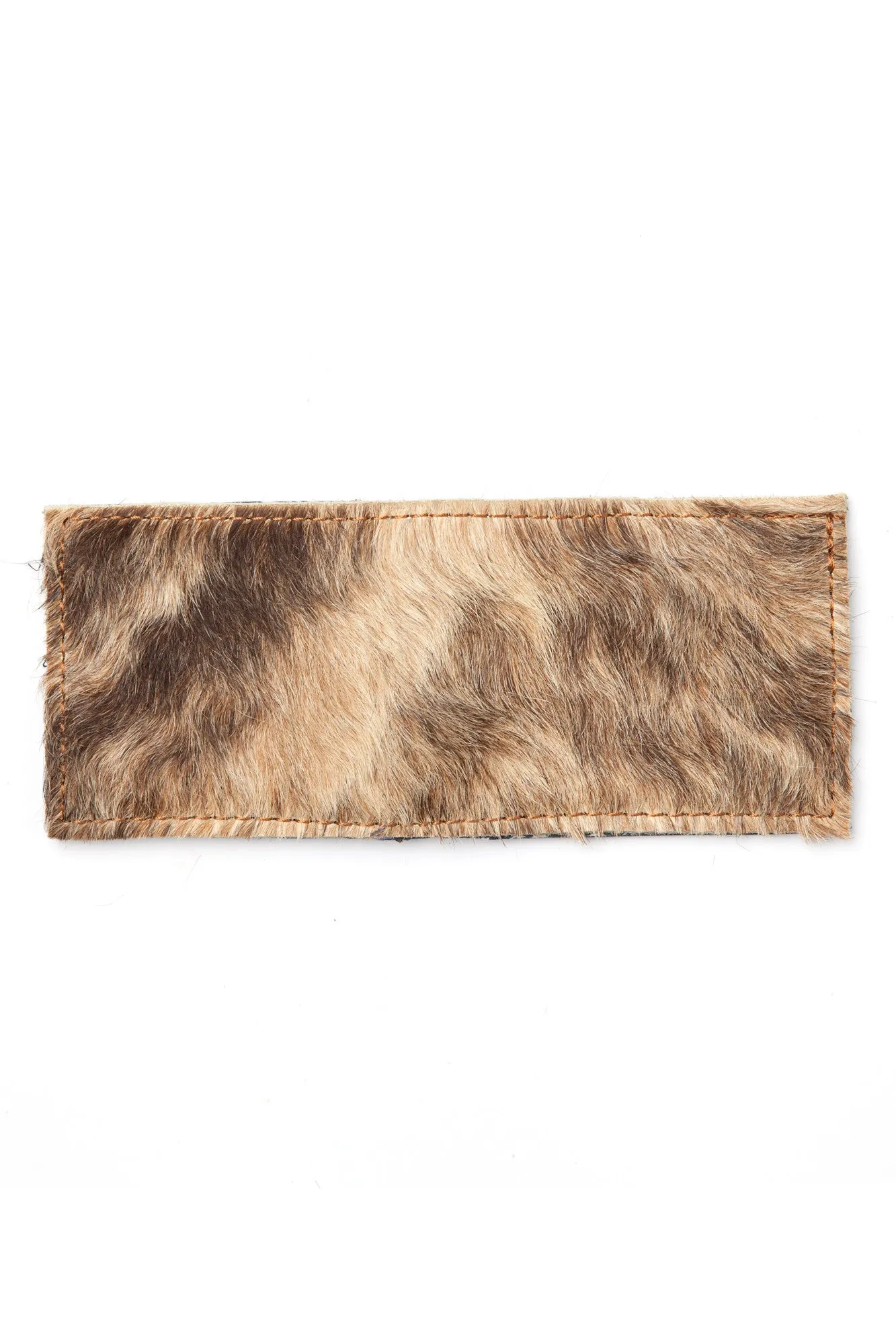 Men's Wallet - Cowhide Blue Bandanna