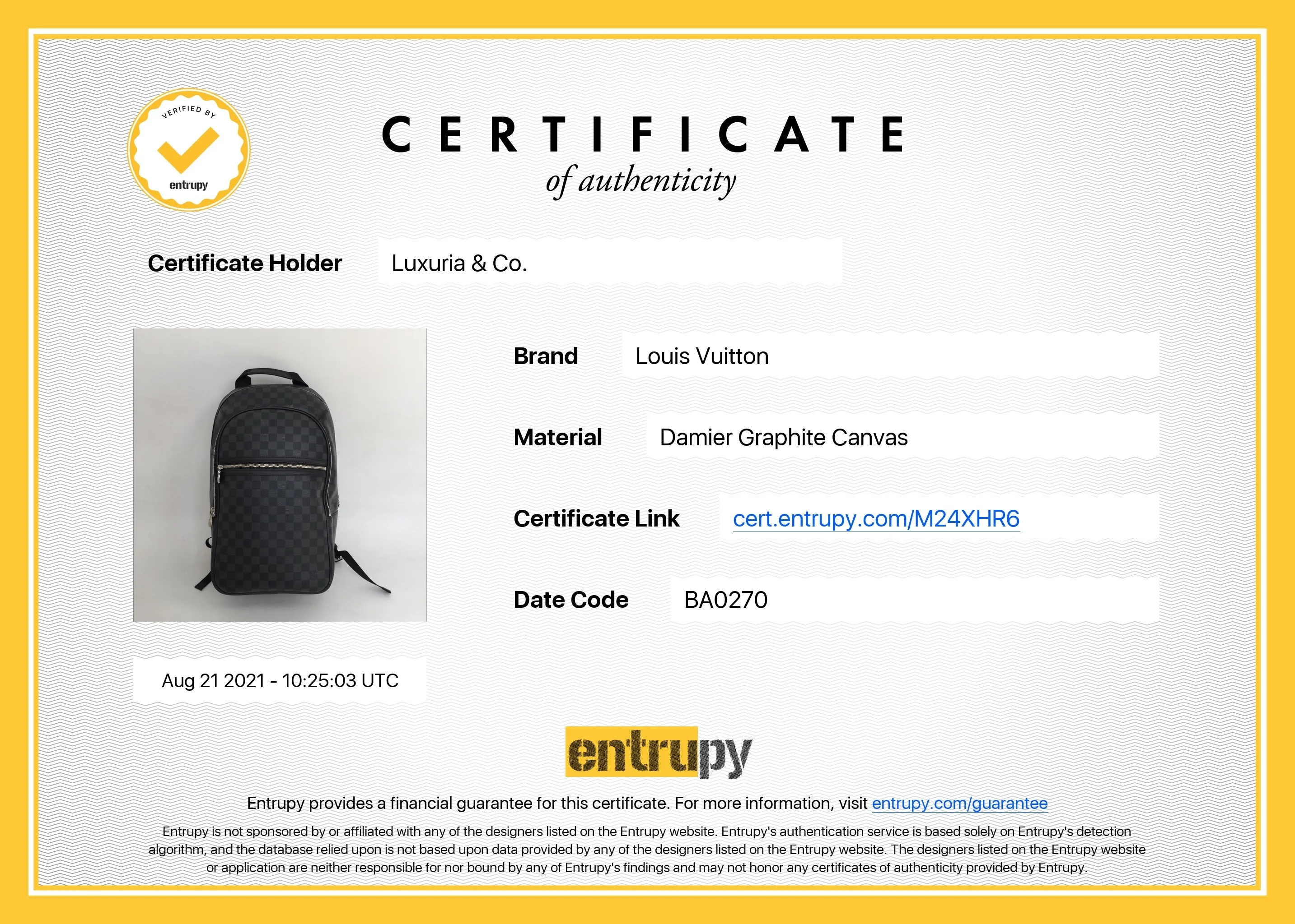 Michael Backpack Damier Graphite