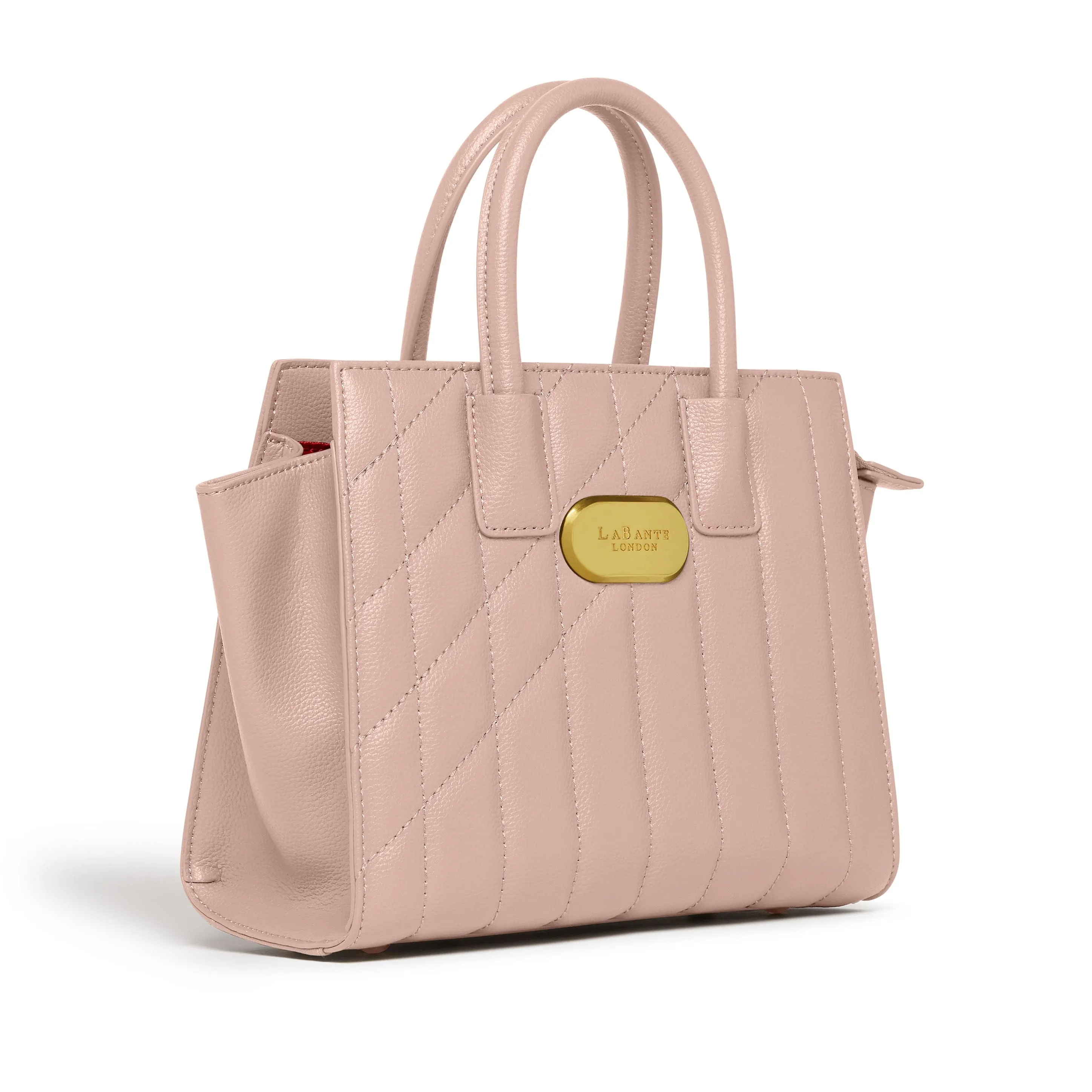 Mini Demi Vegan Leather Tote Bag | Pink