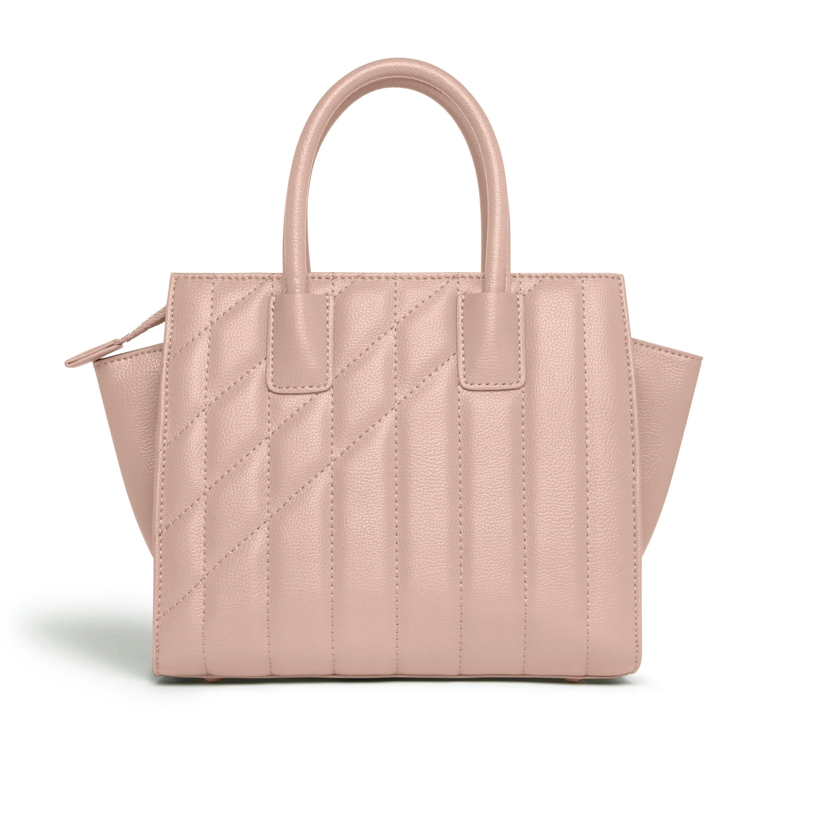 Mini Demi Vegan Leather Tote Bag | Pink