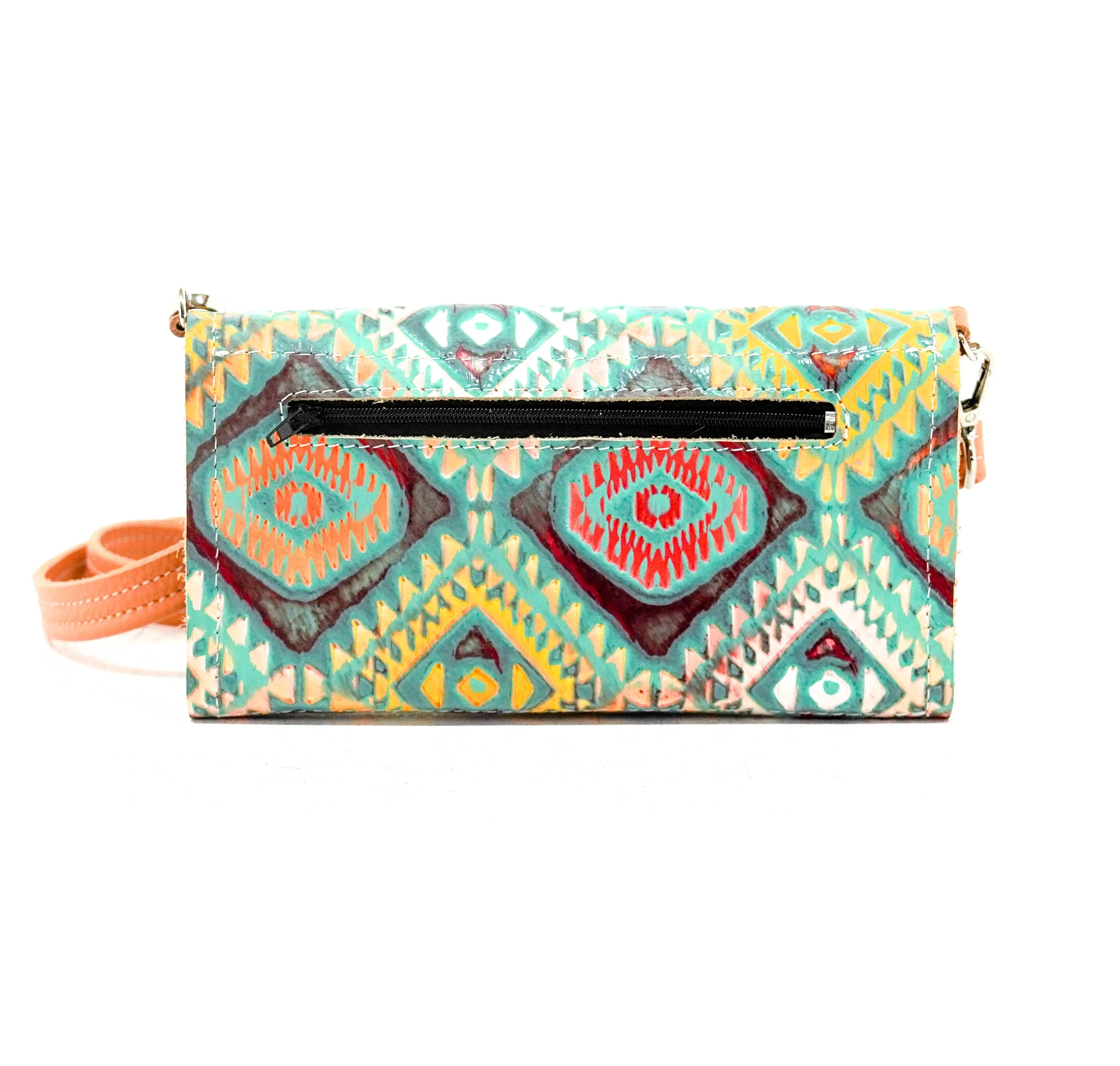 Miranda - All Embossed w/ Rainbow Aztec