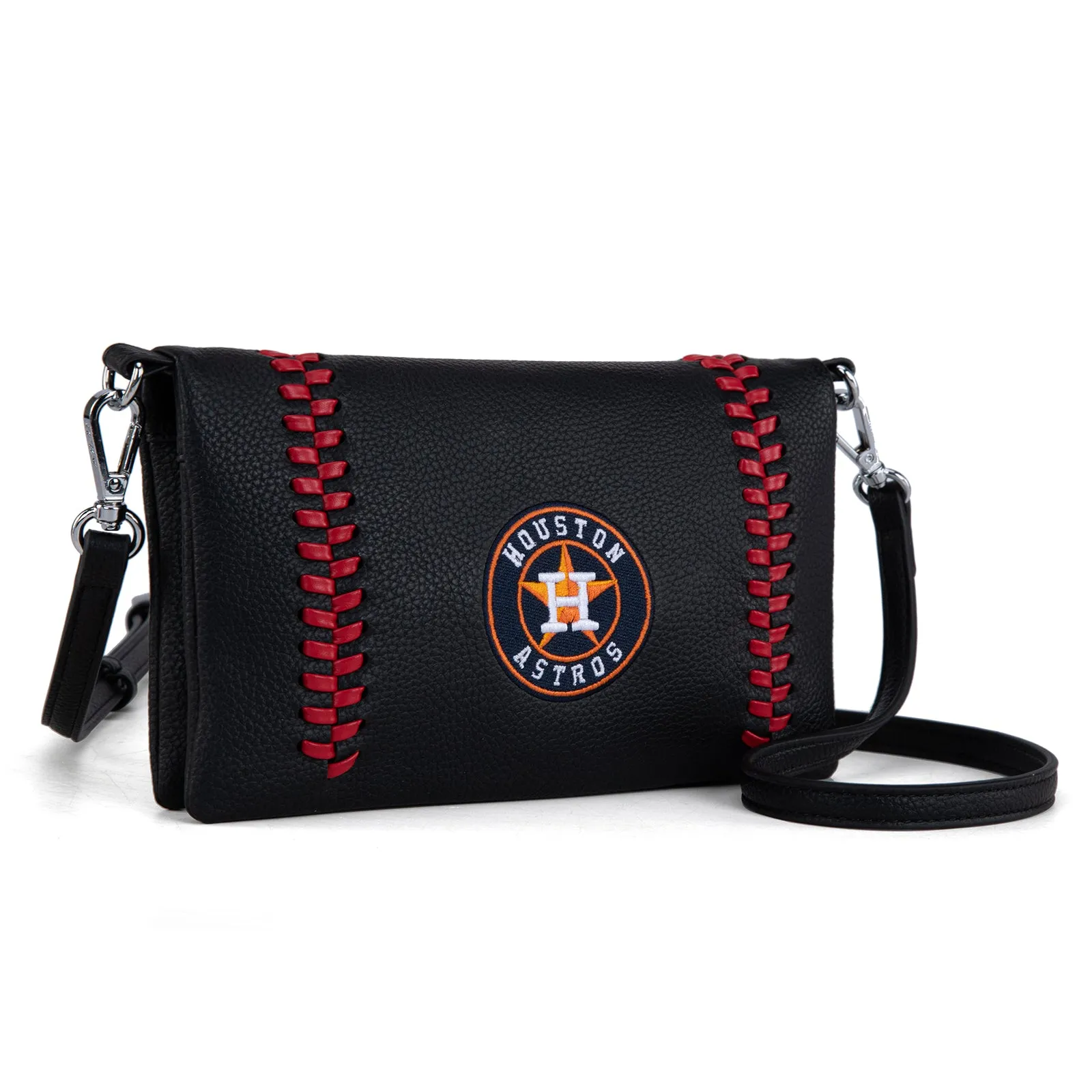 MLB-HA106  MLB Houston Astros Team Bi-Fold Clutch/Crossbody