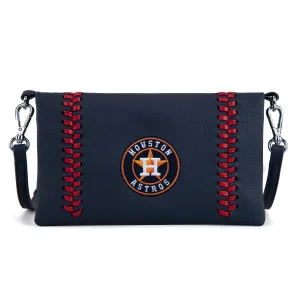 MLB-HA106  MLB Houston Astros Team Bi-Fold Clutch/Crossbody