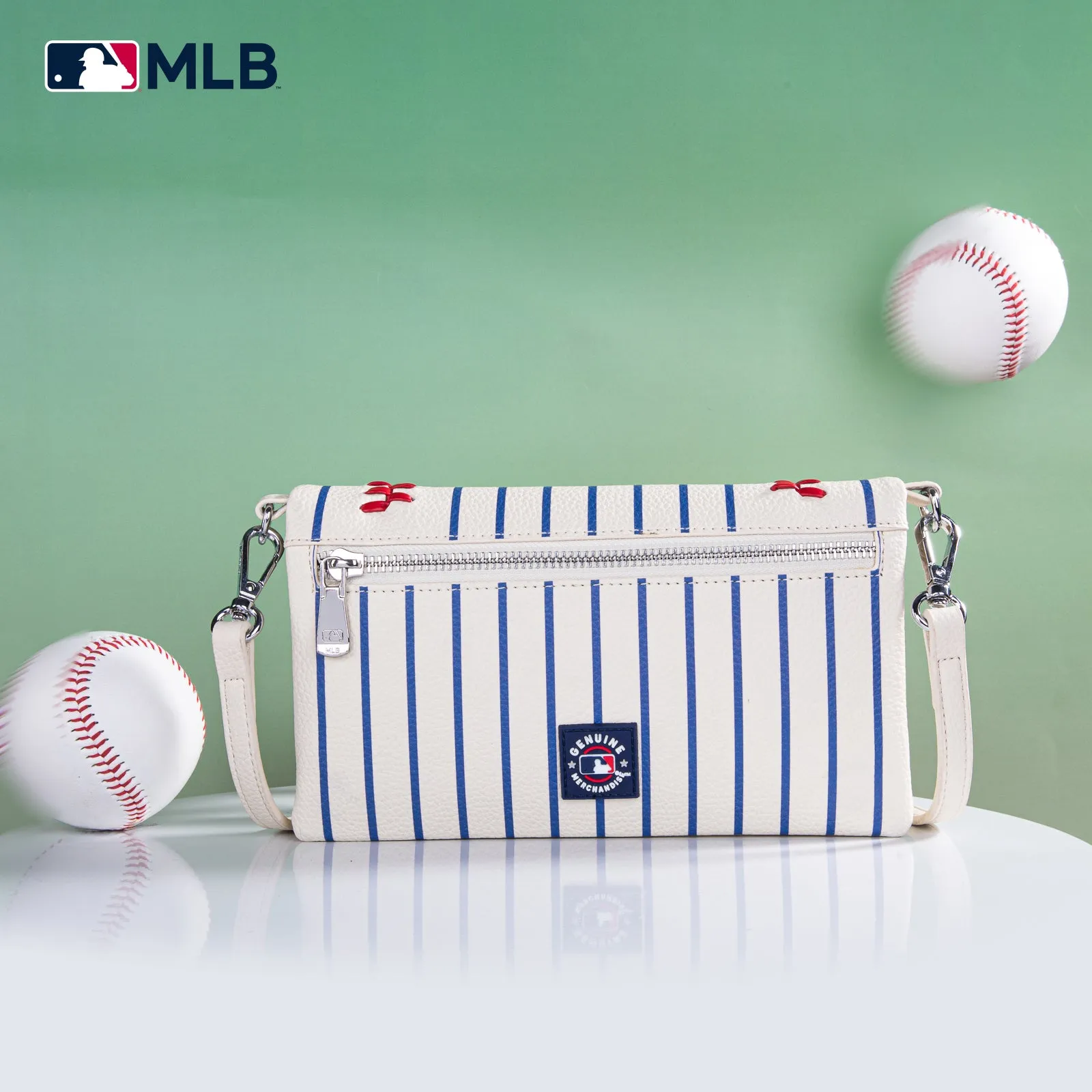 MLB-MT106  MLB New York Mets Team Bi-Fold Clutch/Crossbody