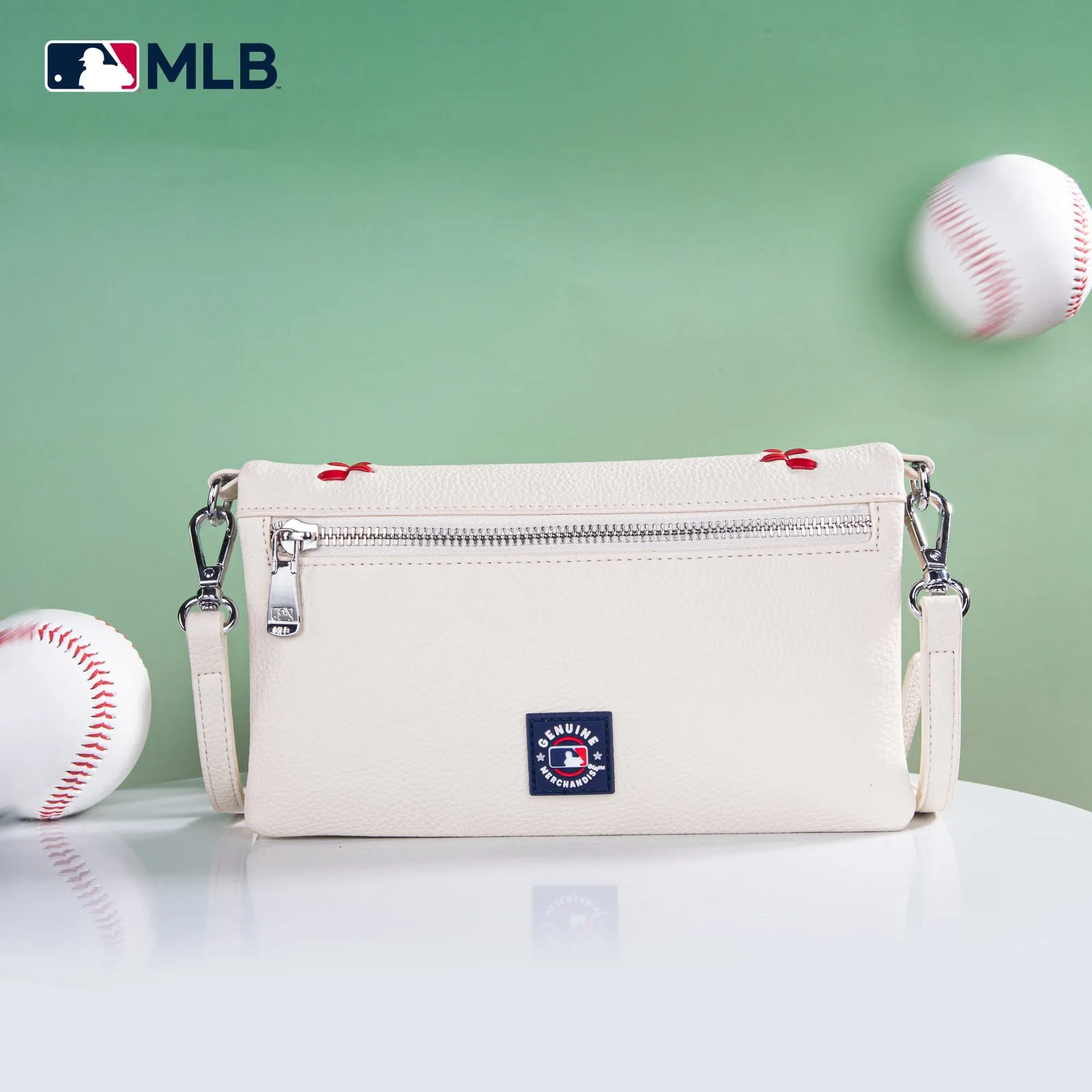 MLB-MT106  MLB New York Mets Team Bi-Fold Clutch/Crossbody