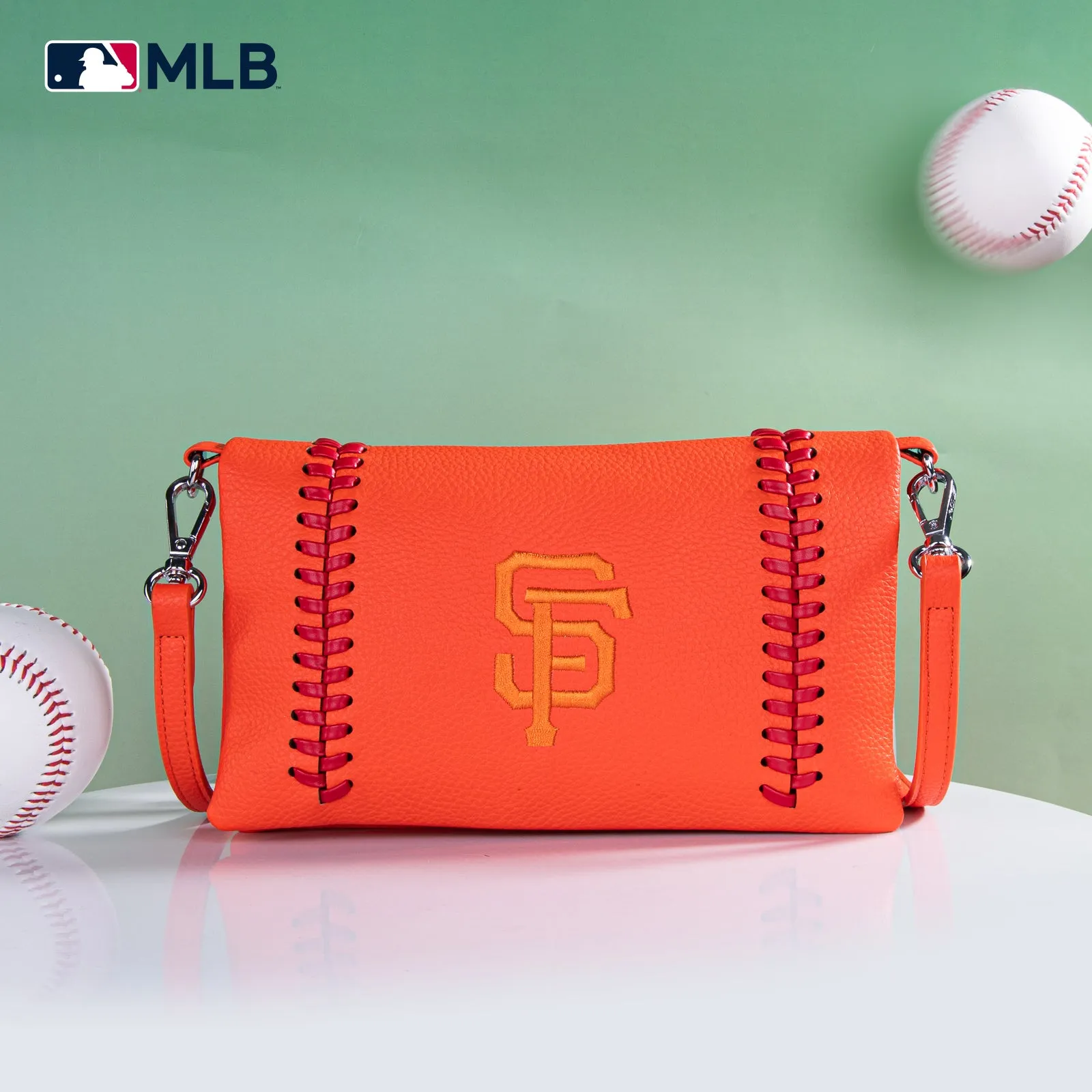 MLB-SF106  MLB San Francisco Giants Team Bi-Fold Clutch/Crossbody