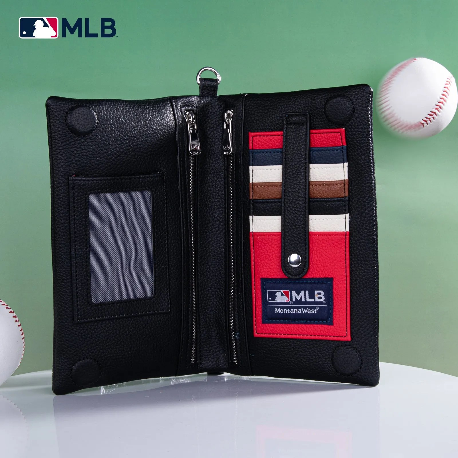 MLB-SF106  MLB San Francisco Giants Team Bi-Fold Clutch/Crossbody