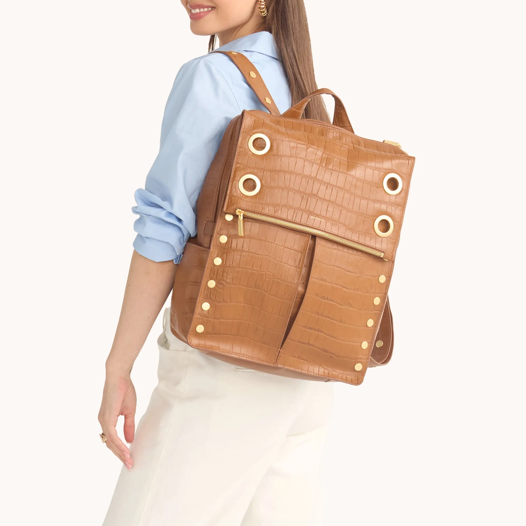 Montana Backpack | Canyon Crocco/Brushed Gold | XL