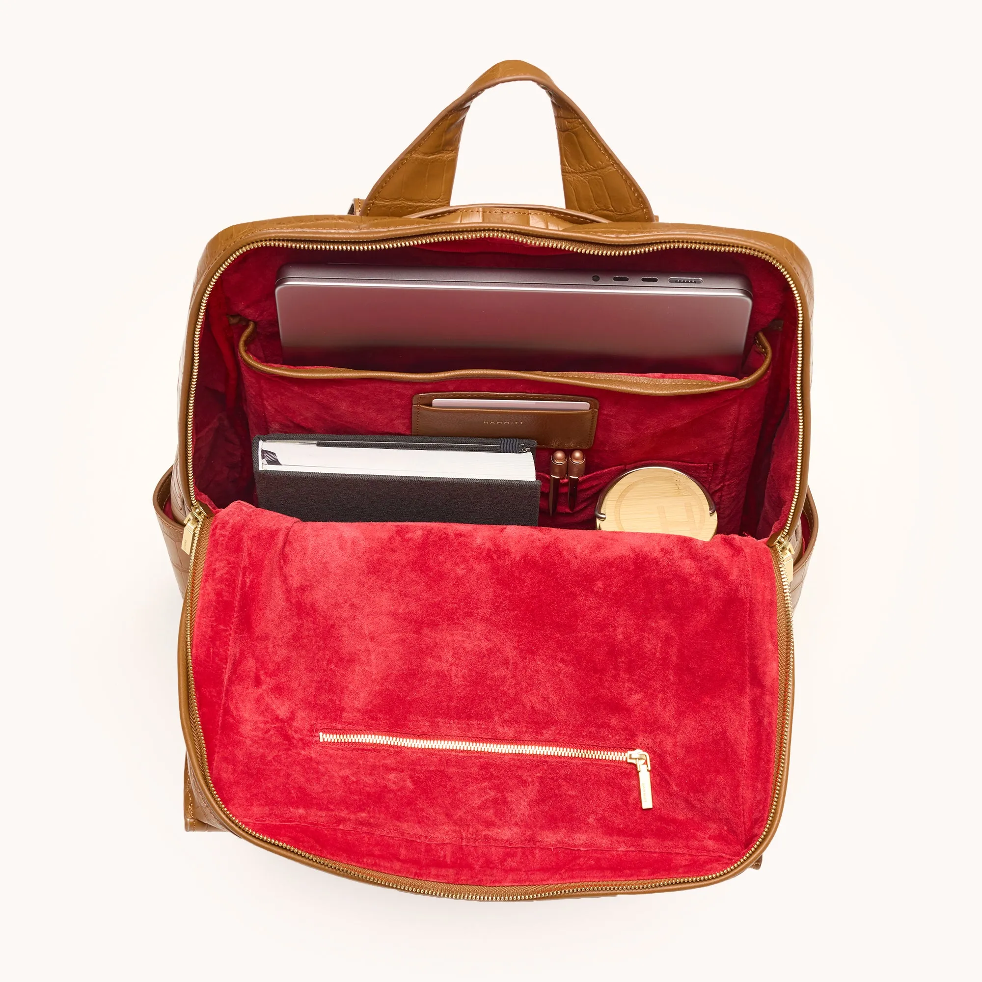 Montana Backpack | Canyon Crocco/Brushed Gold | XL