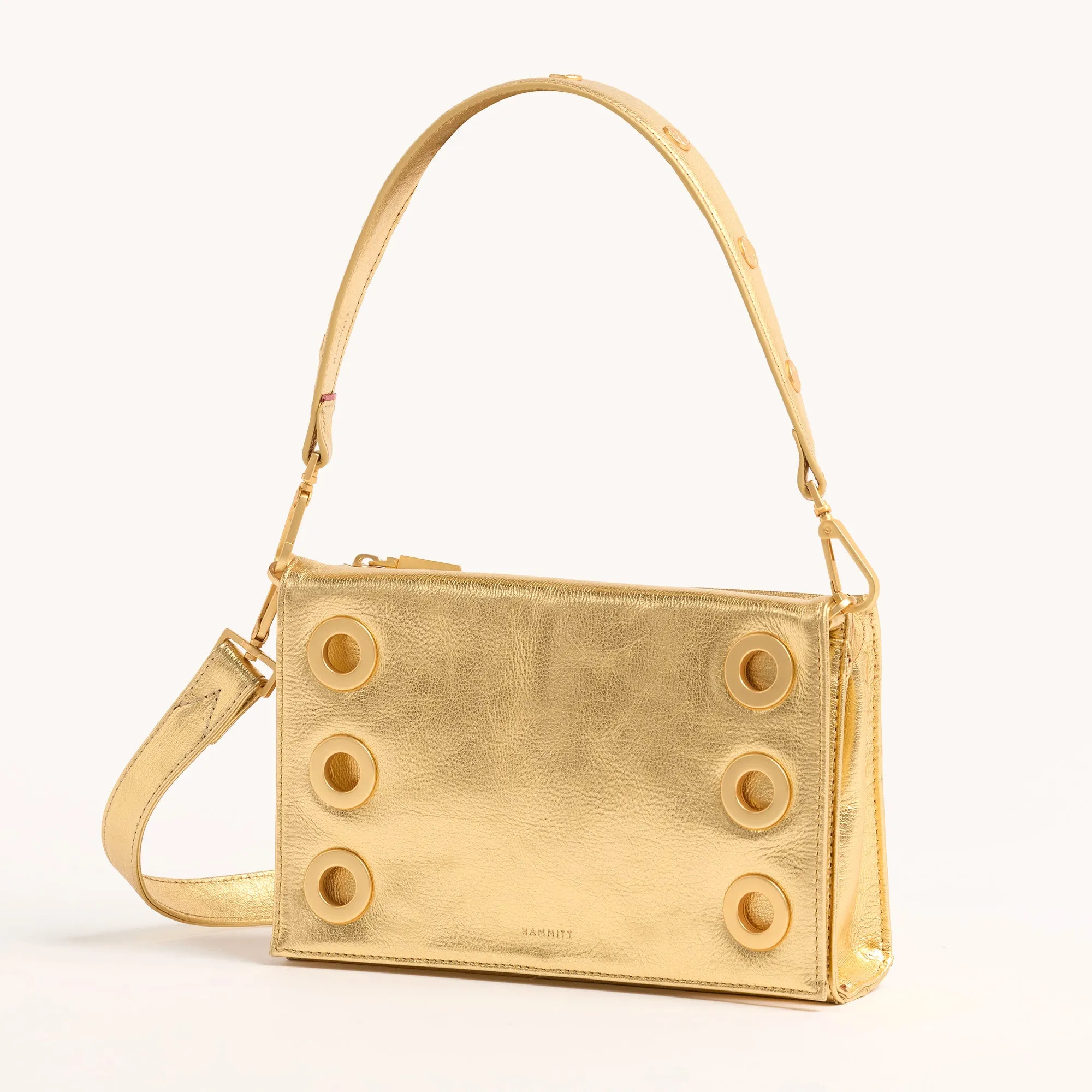Montana Clutch | Gala Gold/Brushed Gold Hammered | Sml