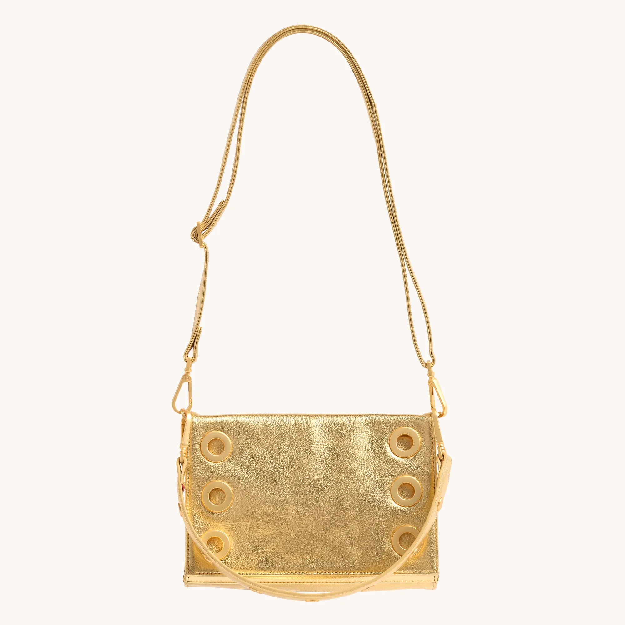 Montana Clutch | Gala Gold/Brushed Gold Hammered | Sml