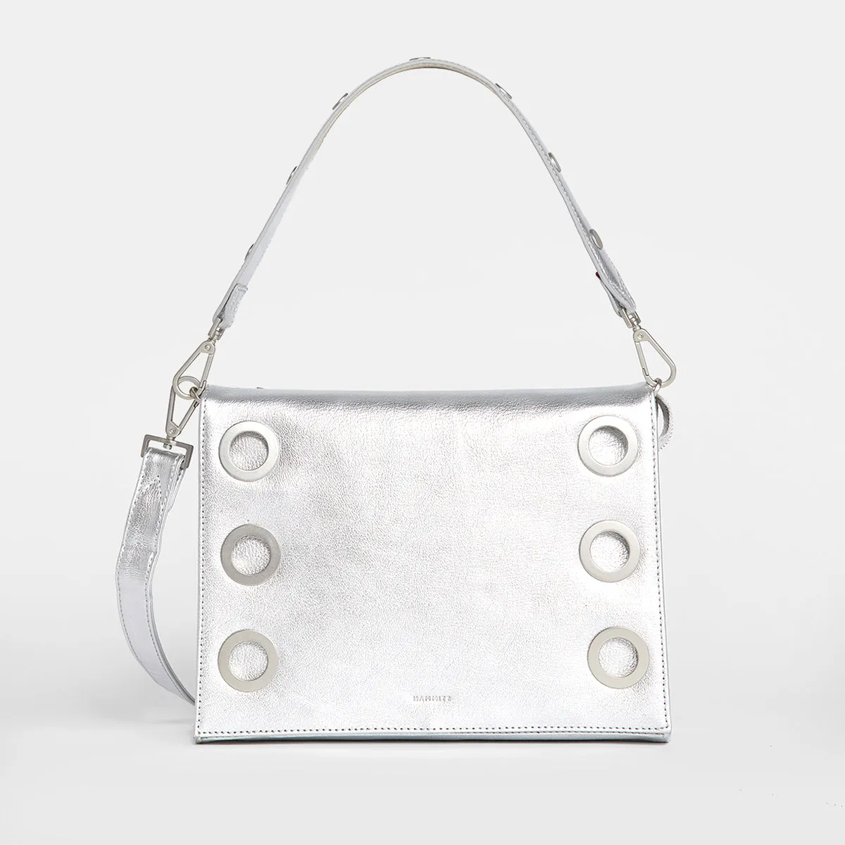 Montana Clutch | Sidewalk Silver/Brushed Silver | Lrg