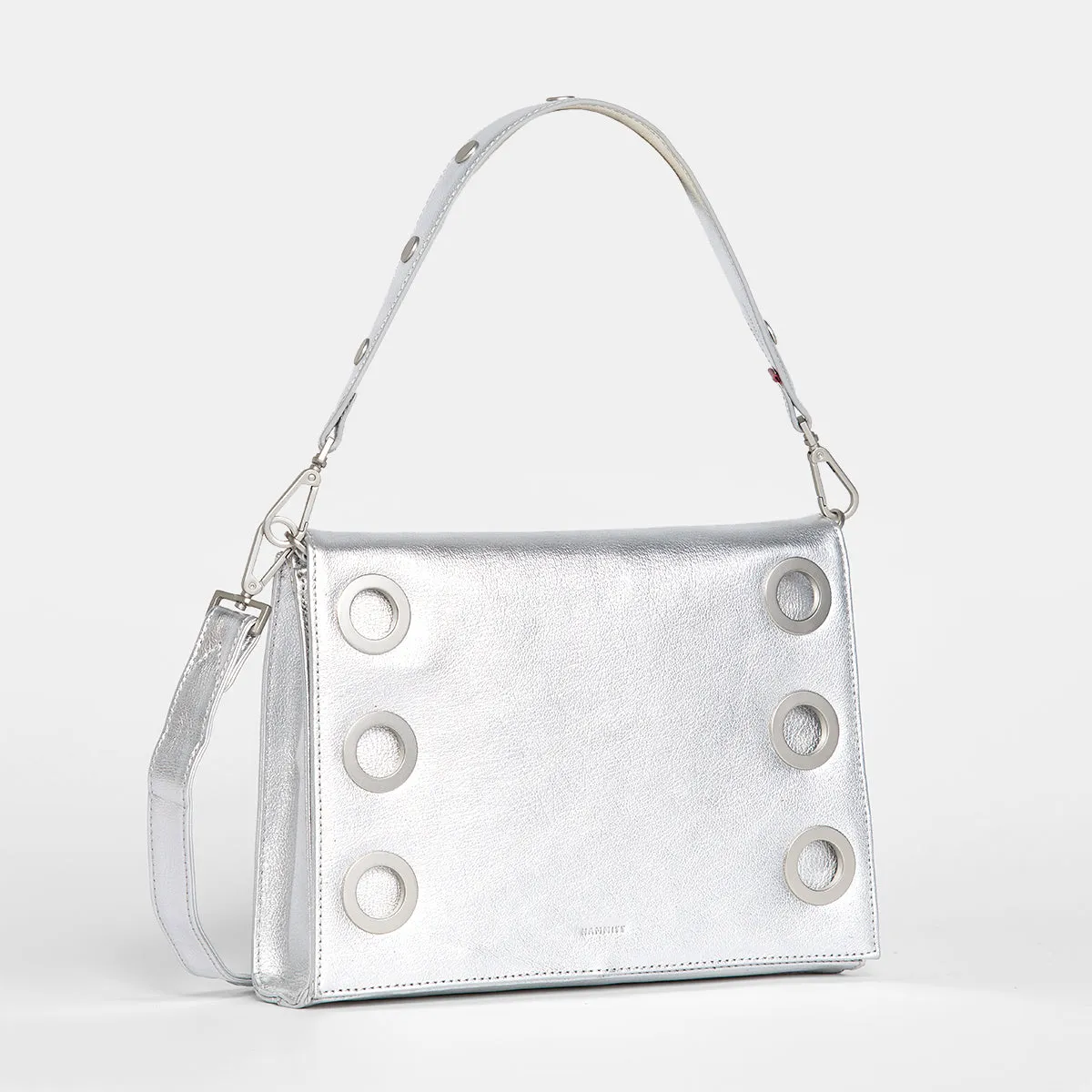 Montana Clutch | Sidewalk Silver/Brushed Silver | Lrg
