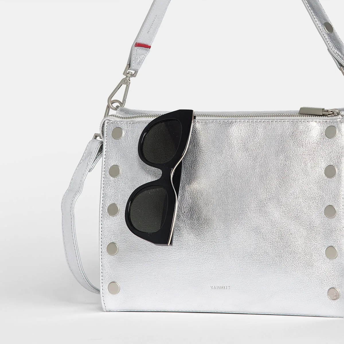 Montana Clutch | Sidewalk Silver/Brushed Silver | Lrg