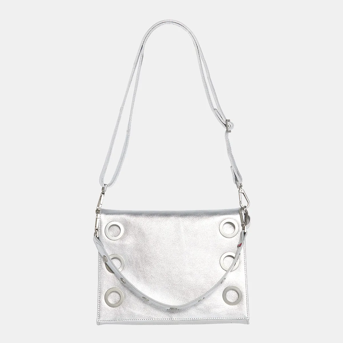 Montana Clutch | Sidewalk Silver/Brushed Silver | Lrg