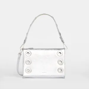 Montana Clutch | Sidewalk Silver/Brushed Silver | Sml