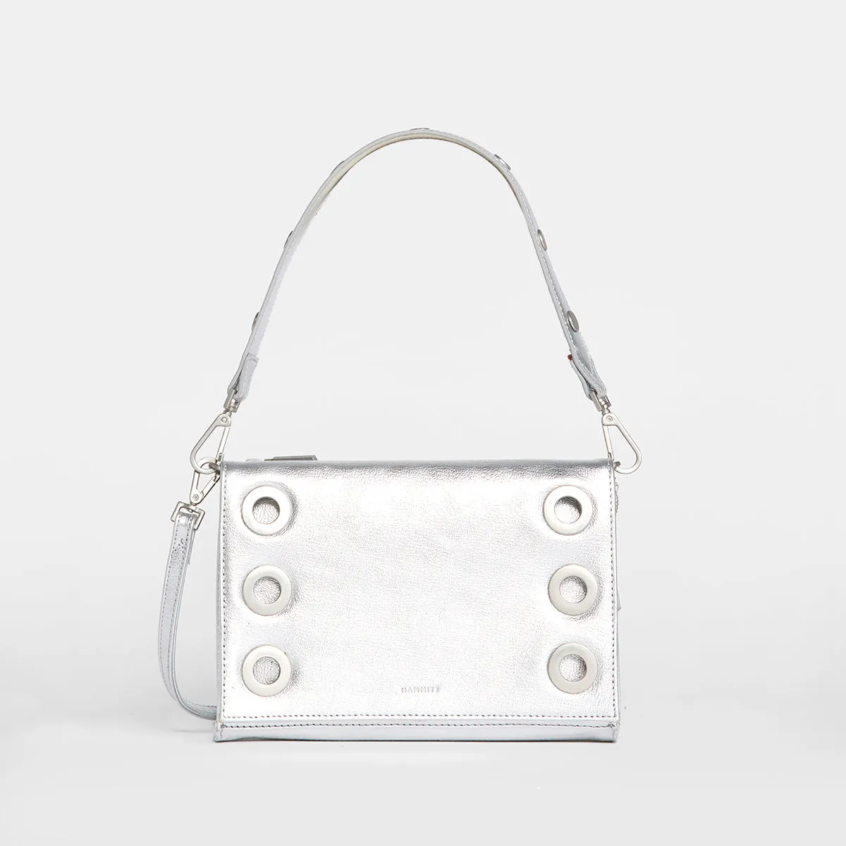 Montana Clutch | Sidewalk Silver/Brushed Silver | Sml