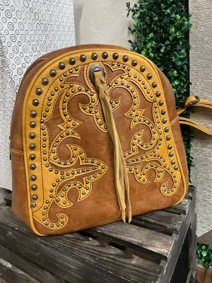 Montana West Boot Scroll Backpack