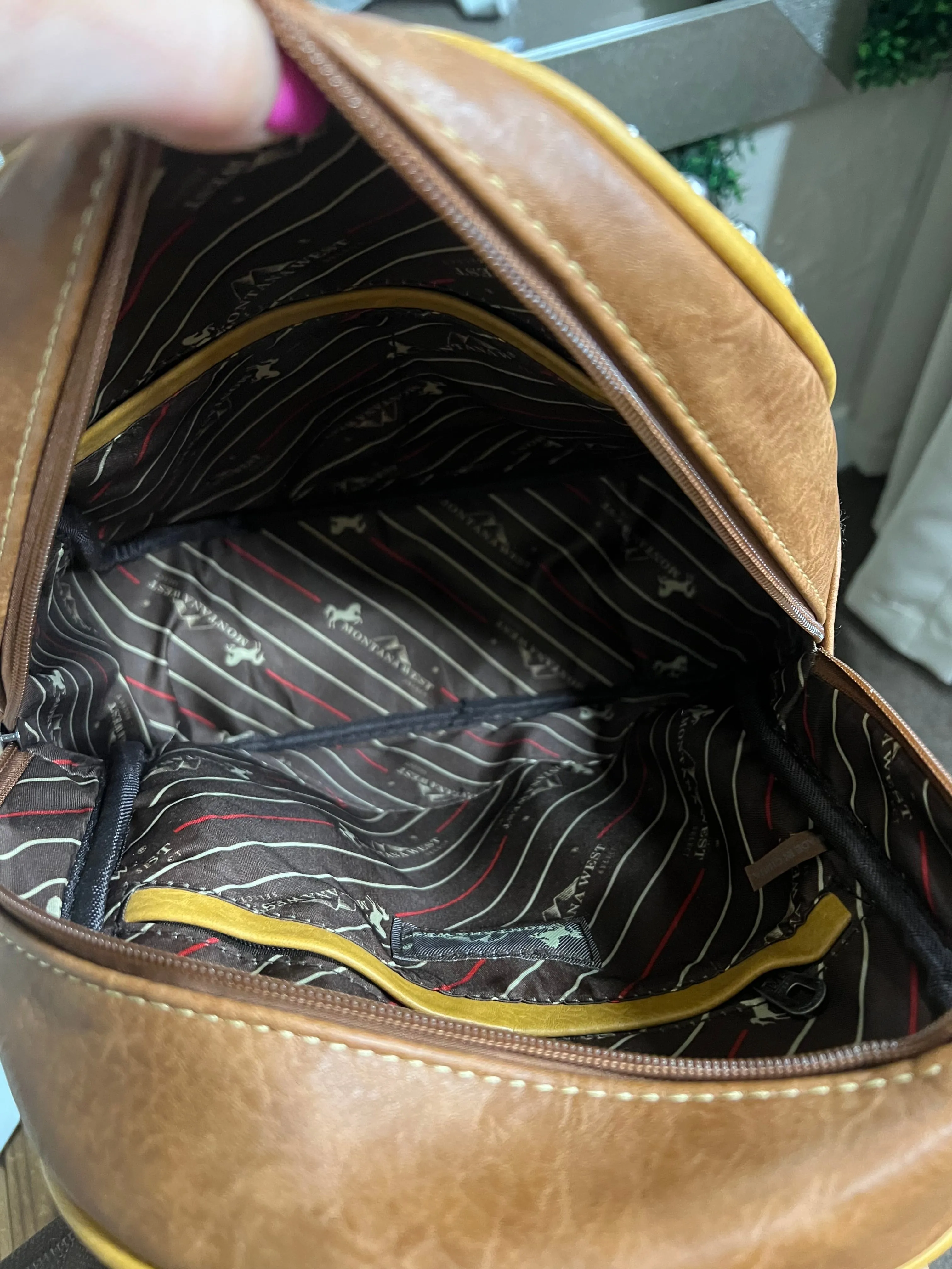 Montana West Boot Scroll Backpack