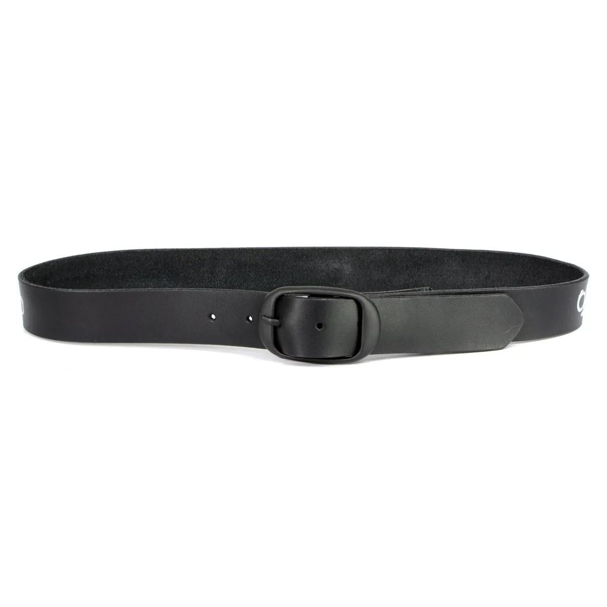 MP7110 Men's F* Around - Find Out Black Genuine Leather Belt with Interchangeable Buckle - 1.5 inches Wide