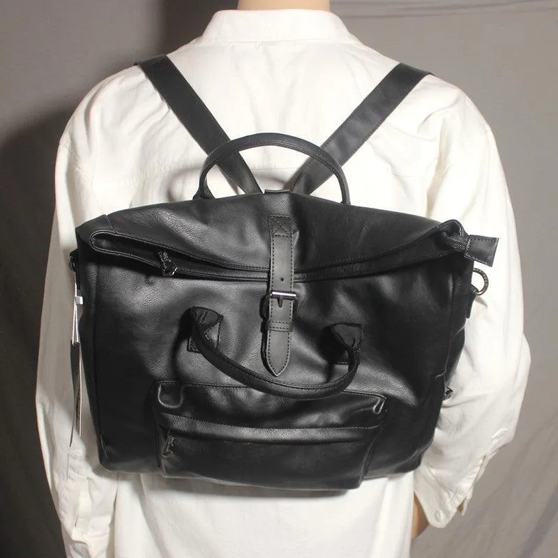 Multipurpose Pu Leather Laptop Bag