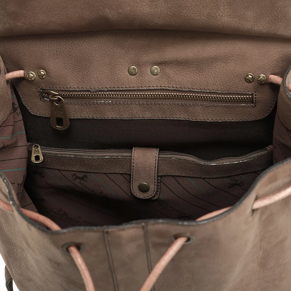 MWL-024 Montana West Genuine Leather Collection Western Backpack For Men & Women
