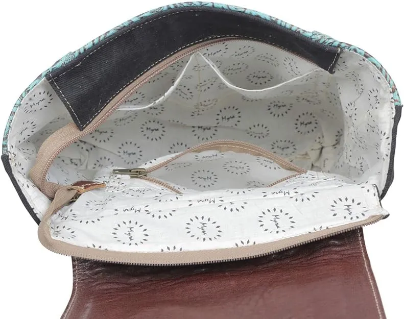 Myra Bag Blue Tales Hand-tooled Bag