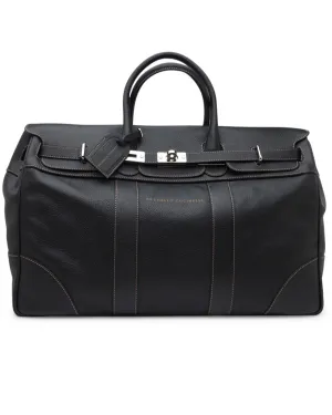 Nero Calfskin Leather Travel Bag
