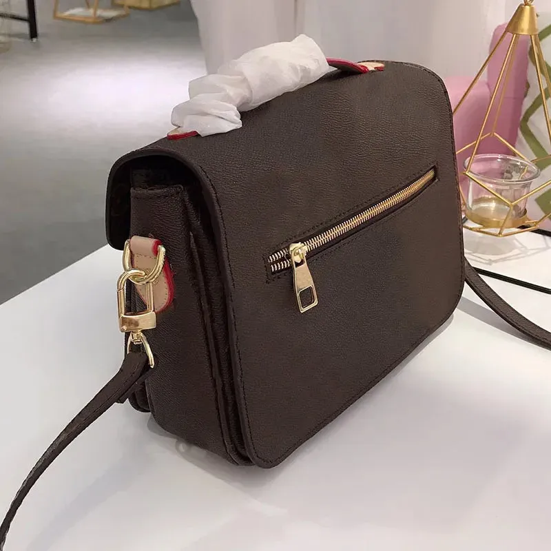 Newset Classic Evening Messenger bag leather women's handbag purse pochette Metis Totes single shoulder printing flower crossbody bags