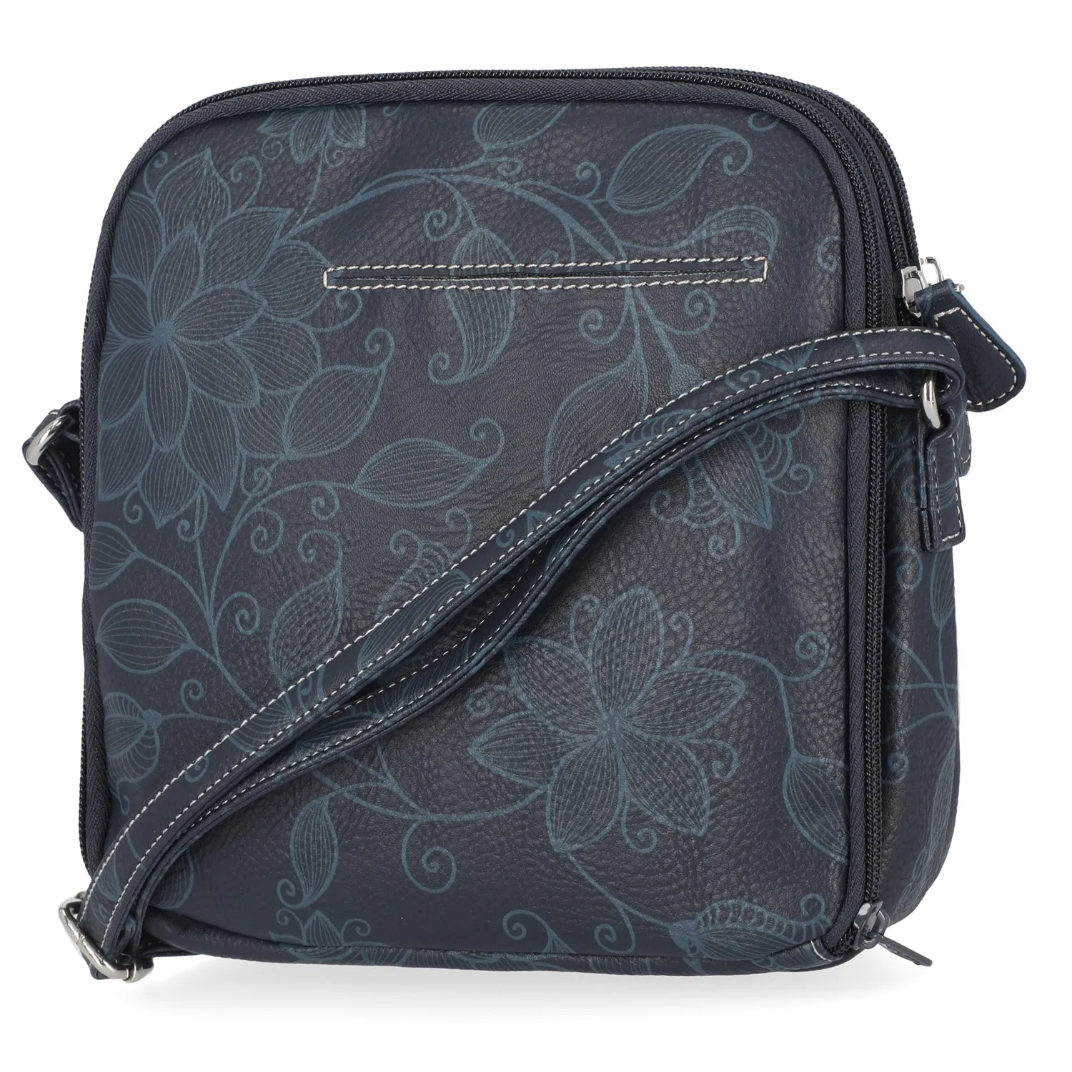 North South Zip Around Crossbody Bag