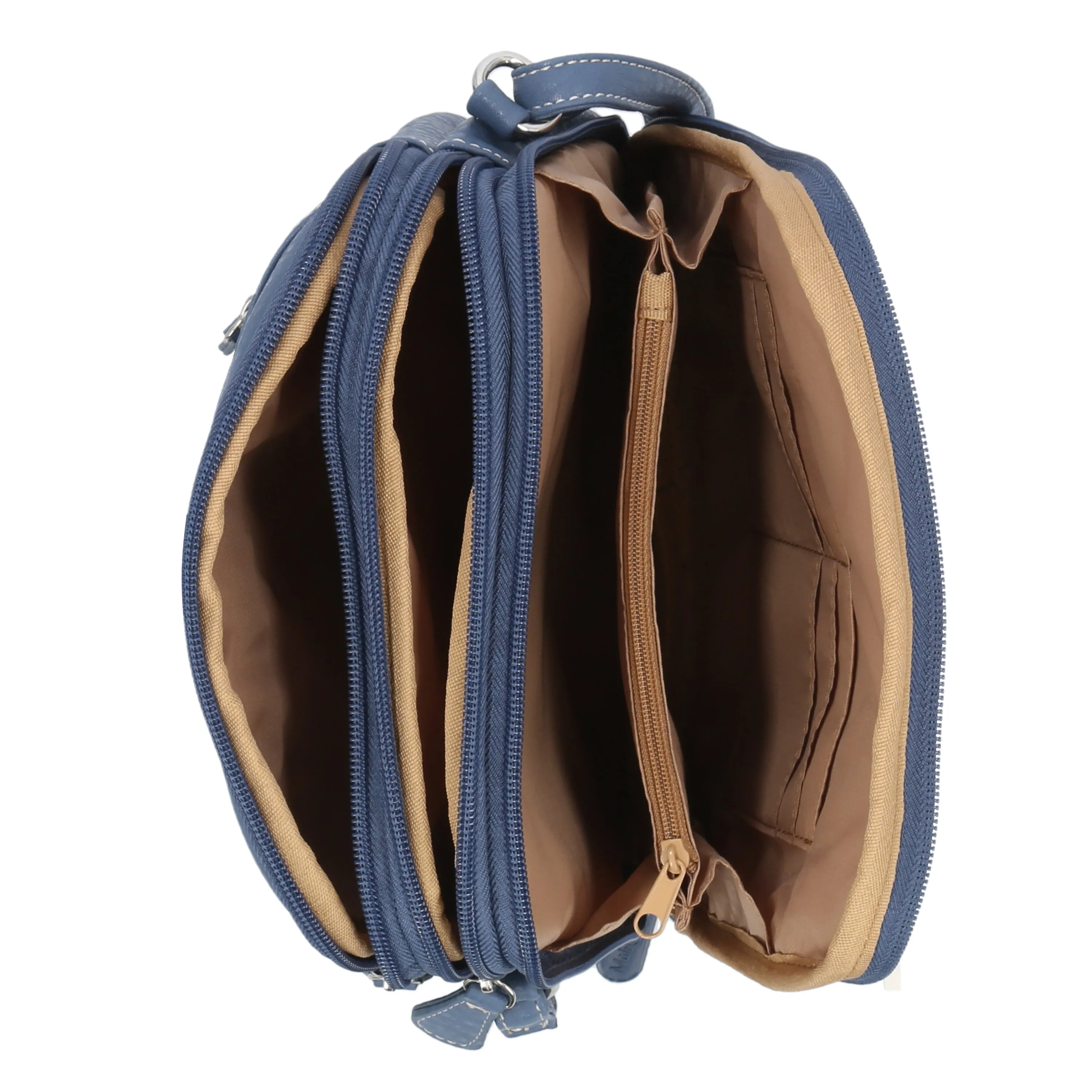 North South Zip Around Crossbody Bag