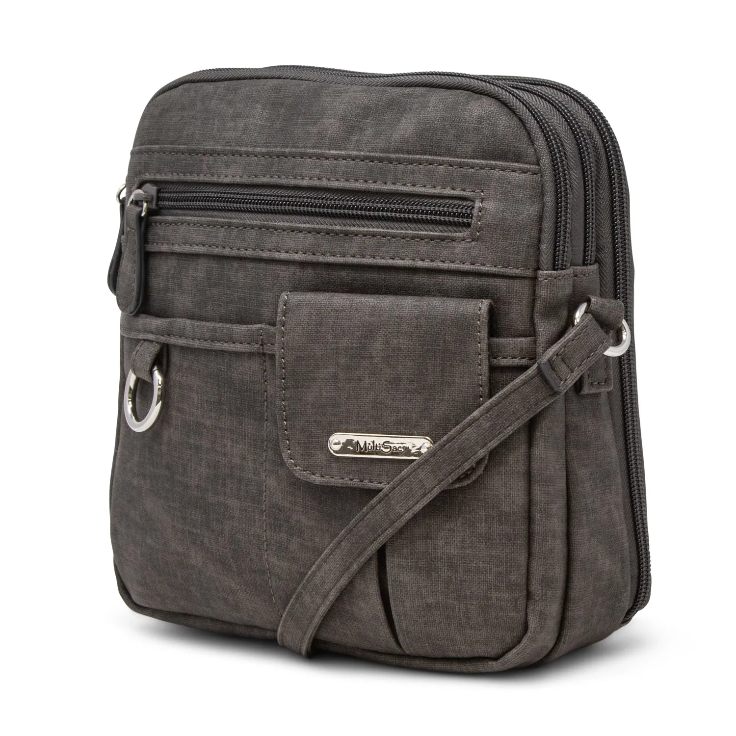 North South Zip Around Crossbody Bag