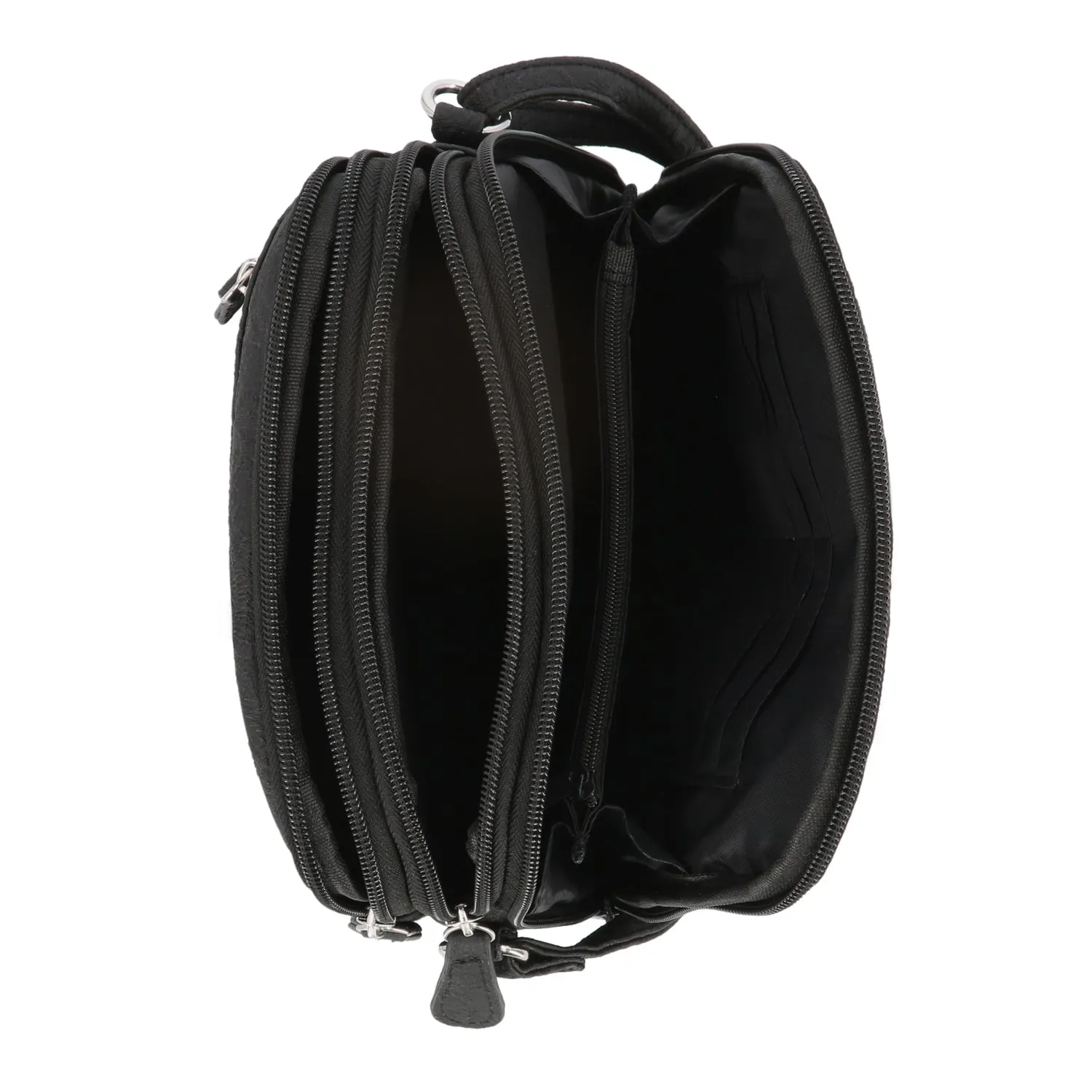 North South Zip Around Crossbody Bag