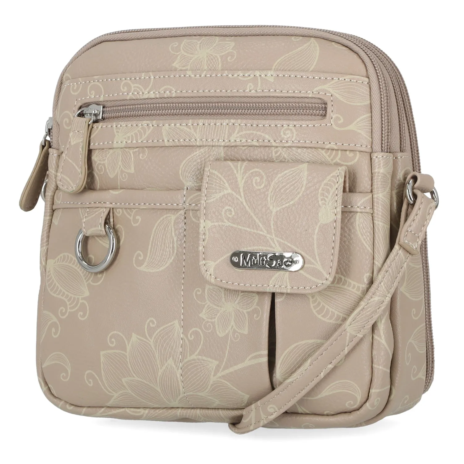 North South Zip Around Crossbody Bag
